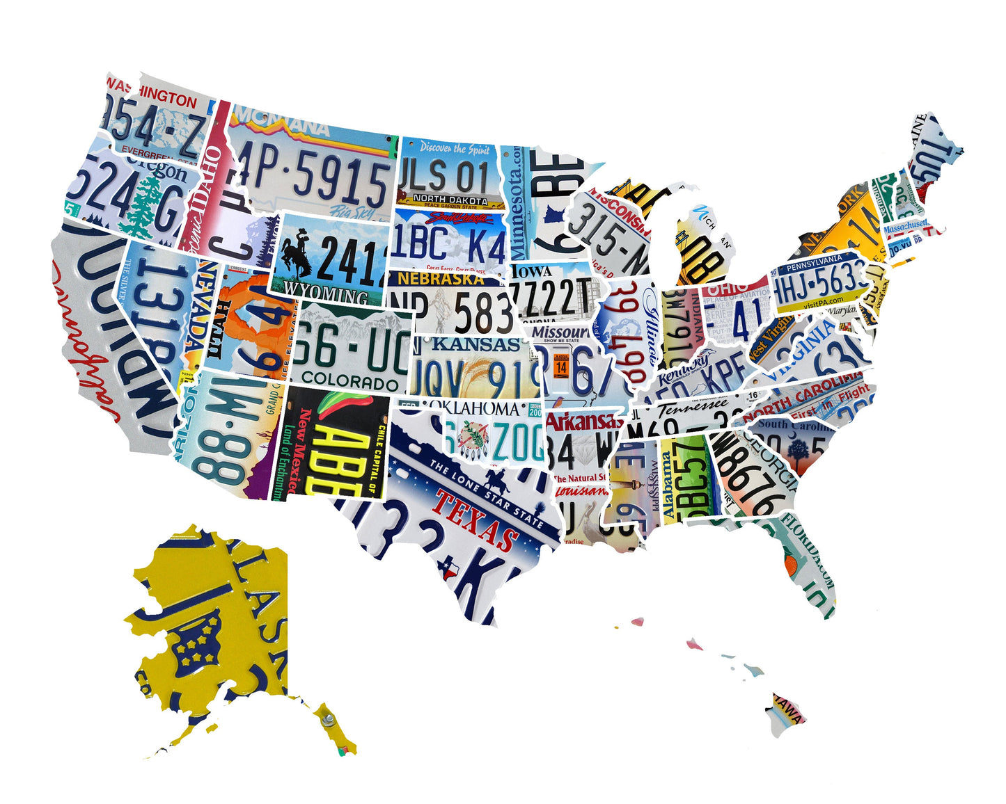 Mini 8x10 US Scratch Off Maps; Scratch-Off United States Travel Poster; Small Travel Map